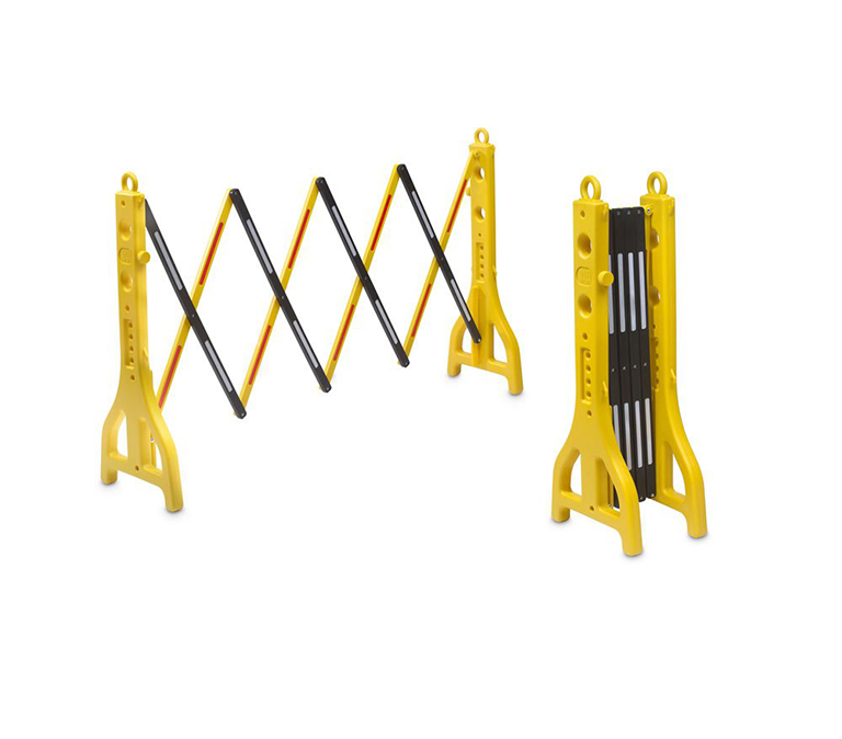 Barrière extensible en plastique